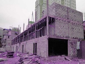 nhà xây dựng bằng gạch không nung